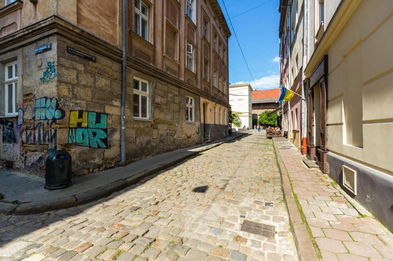 Квартира На Вулиці Федорова 29 Біля Площі Ринок Підвальна Lviv Buitenkant foto